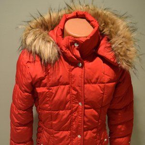 WOMEN'S TOMMY HILFIGER MEDIUM RED COAT